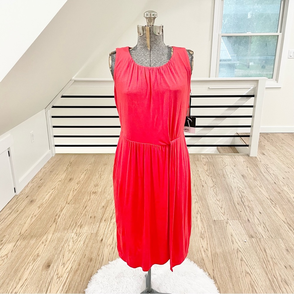 XL simply vera Vera Wang red sleeveless dress - Picture 1 of 6